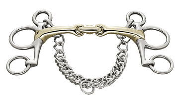 SPRENGER DYNAMIC DUBBEL GEBROKEN PELHAM SENSOGAN 16MM