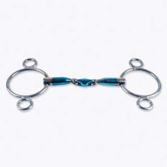 TRUST Sweet Iron 3 ring snaffle bit double jointed 16mm
