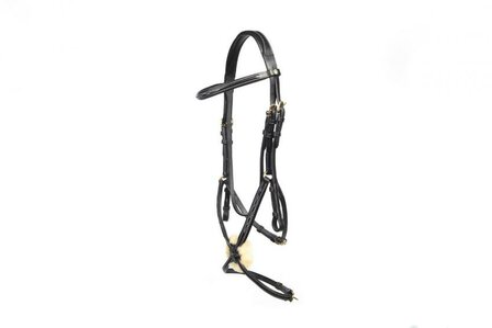 LJ New Pro Mexican Noseband Brass Buckles