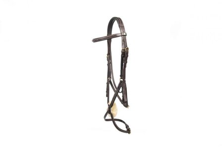 LJ New Pro Mexican Noseband Brass Buckles