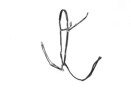 LJ Hunting Martingale 3-Point New Pro Silver Buckles