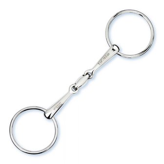 ST&Uuml;BBEN EASY CONTROL LOOSE RING SNAFFLE DOUBLE BROKEN 14MM