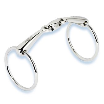 ST&Uuml;BBEN EASY CONTROL LOOSE RING SNAFFLE DOUBLE BROKEN 14MM