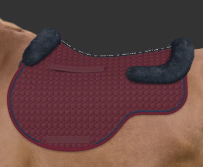 Mattes Jumping EuroFit Pad Burgundy