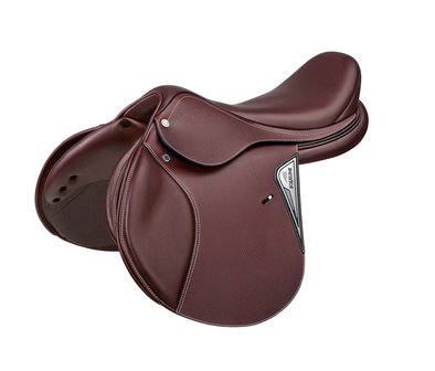 Equiline saddle J Talent printed leather brown