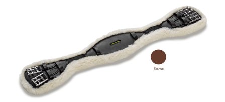 AMERIGO DRESSAGE ELASTIC GIRTH WITH SHEEPSKIN