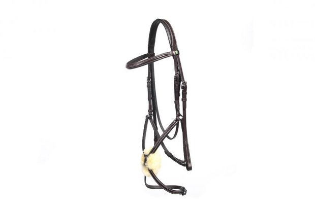 LJ New Pro Mexican Noseband Silver Buckles