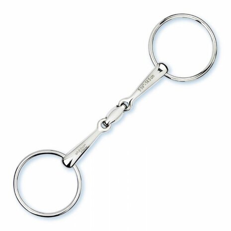 STÜBBEN EASY CONTROL LOOSE RING SNAFFLE DOUBLE BROKEN 14MM