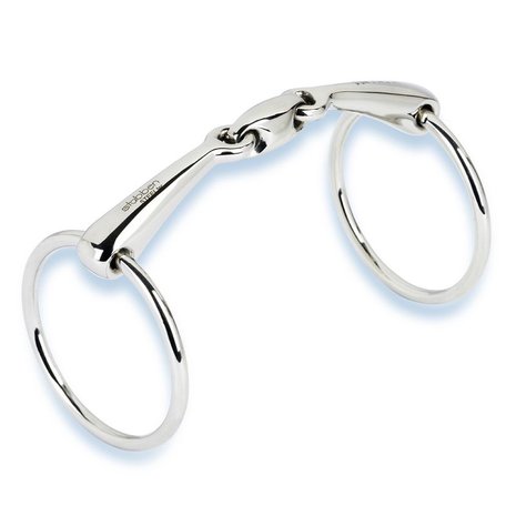 STÜBBEN EASY CONTROL LOOSE RING SNAFFLE DOUBLE BROKEN 14MM