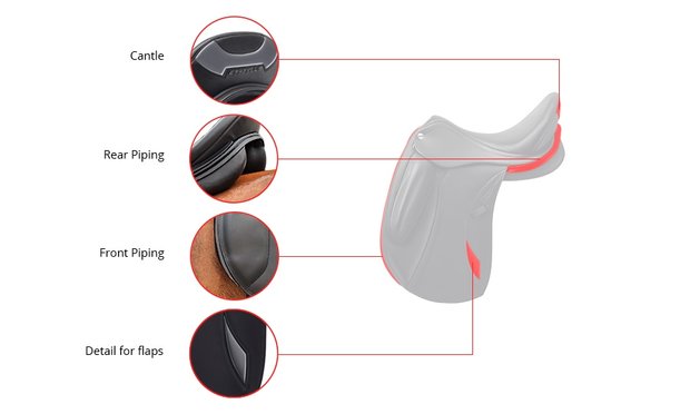 ErrePlus Dressage Saddle Connect