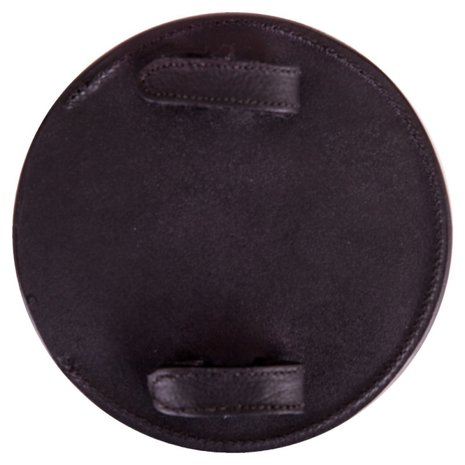 BR Bib numbers round leather 11cm per pair.