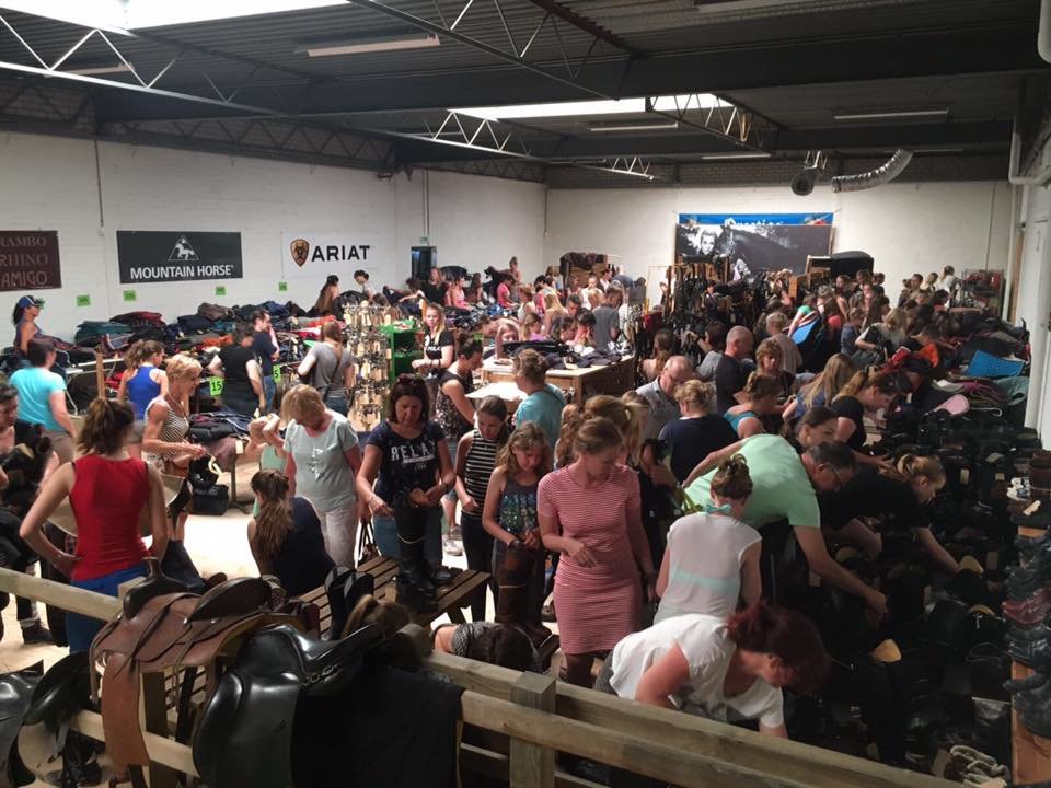 Einde tweedehands ruitersportbeurs