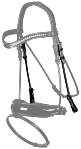 DYON Dressage Collection bit wangstuk zwart